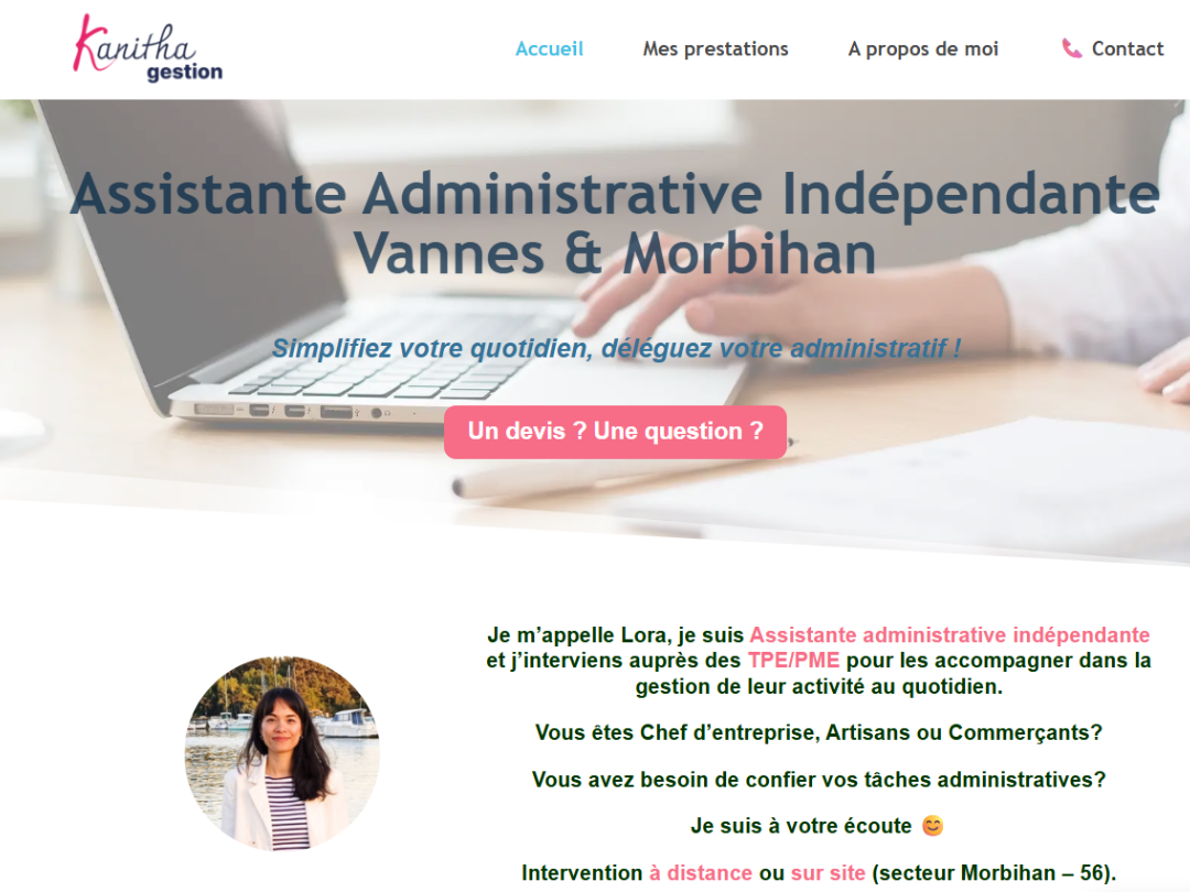 Kanithagestion.fr exemple site